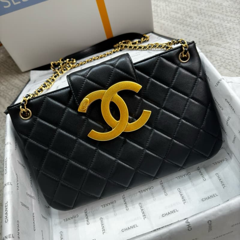 CHANEL bags | 24C | Large Logo Baguette Underarm Bag | 27×4.5×15cm | 4603 | 01029