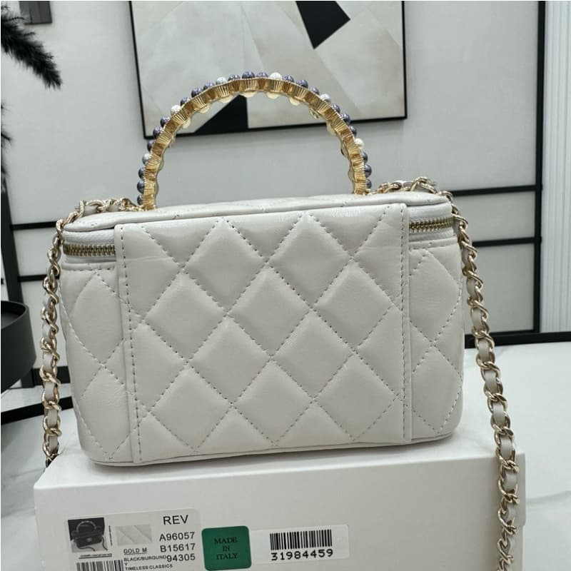 CHANEL bags | Pearl Handle Long Box Bag | 17cm | A96057 | 01036