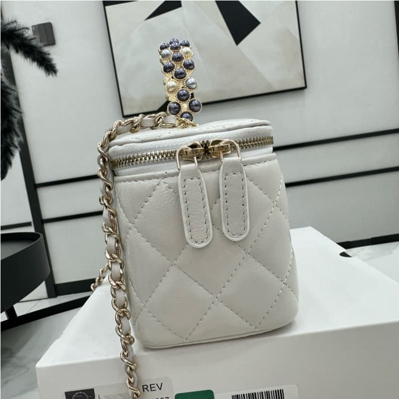 CHANEL bags | Pearl Handle Long Box Bag | 17cm | A96057 | 01036