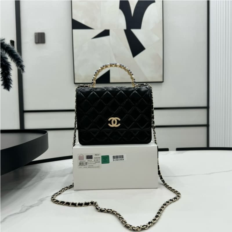 CHANEL bags | Pearl Handle Long Box Bag | 15cm | A96056 | 01039