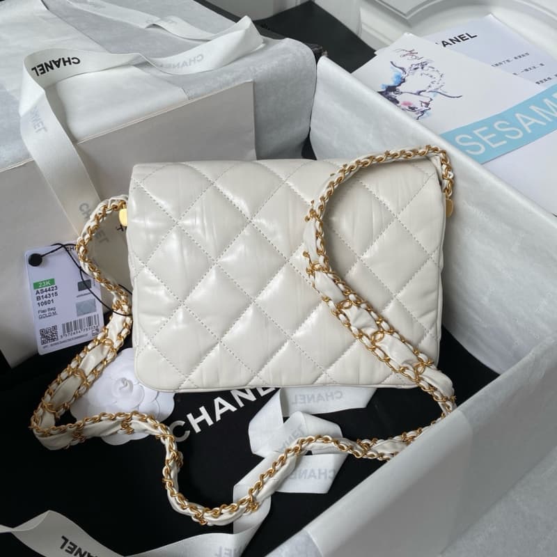 CHANEL bags | 23K | Cowhide Wide Shoulder Strap Shoulder Bag | 13.5×20.5×5cm | AS4423 | 01046