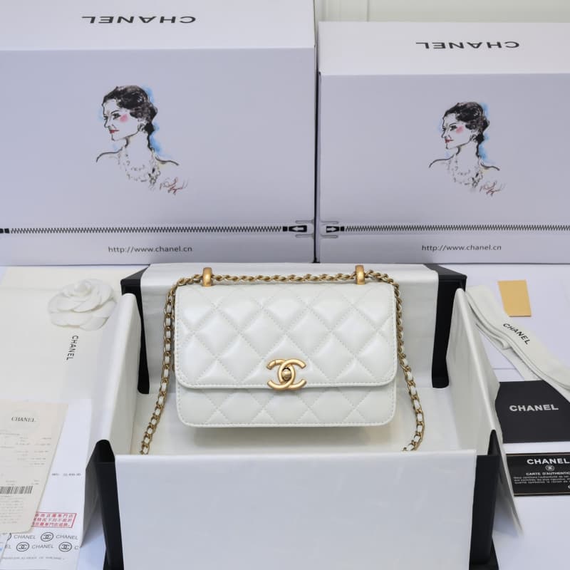 CHANEL bags | double gold ball drawstring mini bag | 19×14×7×cm | 2615 | 01071