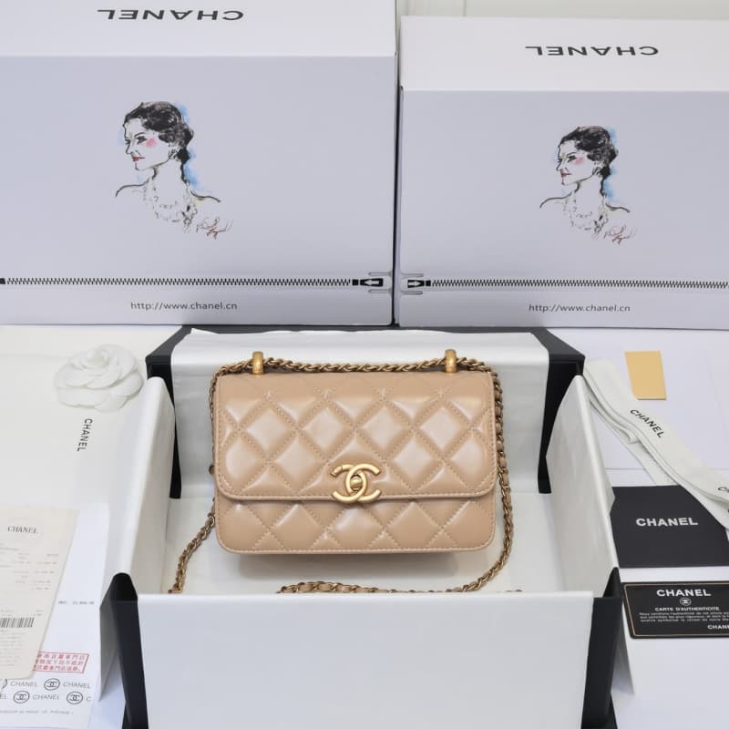 CHANEL bags | double gold ball drawstring mini bag | 19×14×7×cm | 2615 | 01071