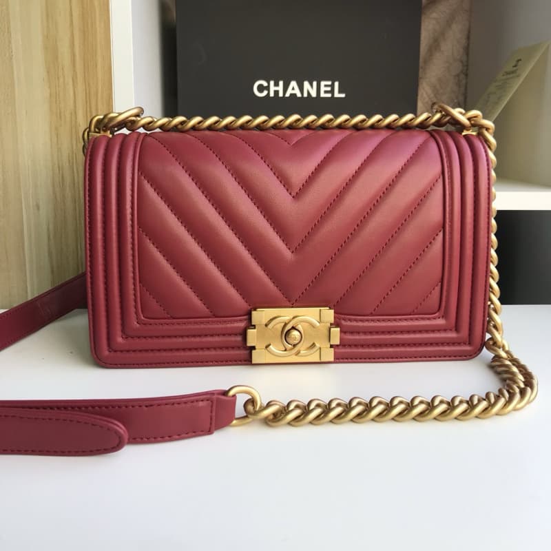 CHANEL bags | V-grid | sheepskin | 25cm | 67086 | 01076