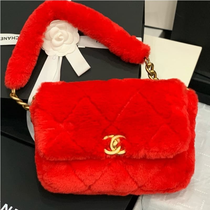 CHANEL bags | Four-Color Karakul Fur | 15.5×21.5×6.5 cm | AS2240 | 01078