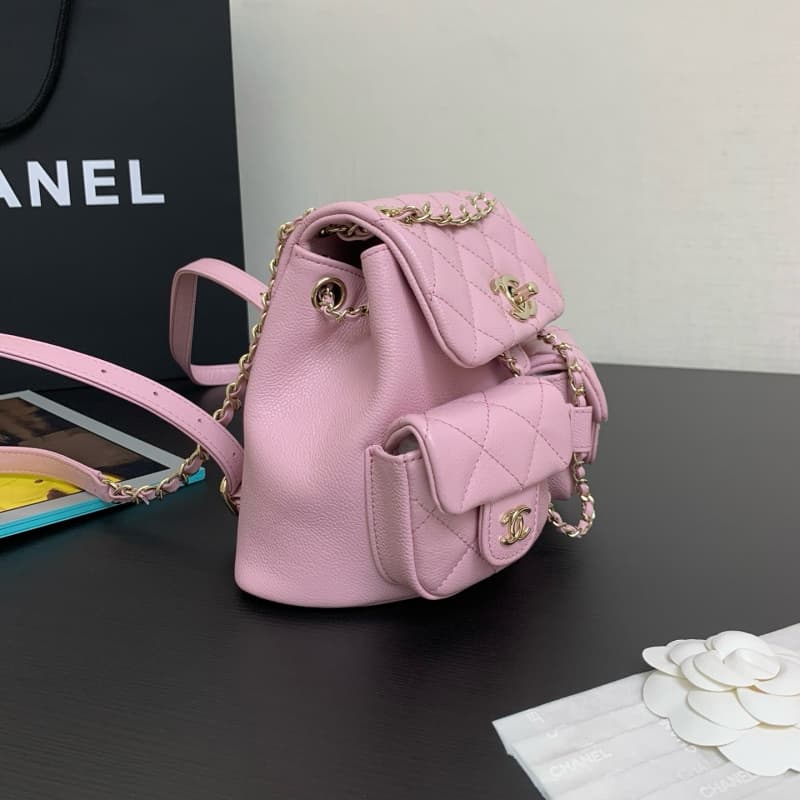 CHANEL bags | 24A | Double Shoulder Frog Backpack | 20×21×11cm/17×17×9cm | 99235/99234 | 01085