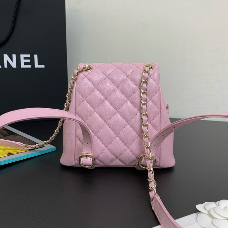 CHANEL bags | 24A | Double Shoulder Frog Backpack | 20×21×11cm/17×17×9cm | 99235/99234 | 01085