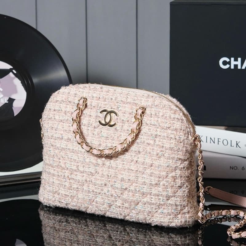 CHANEL bags | 24B | wool felt shell bag | 20.5×28.5×7 cm | AS3969 | 01105