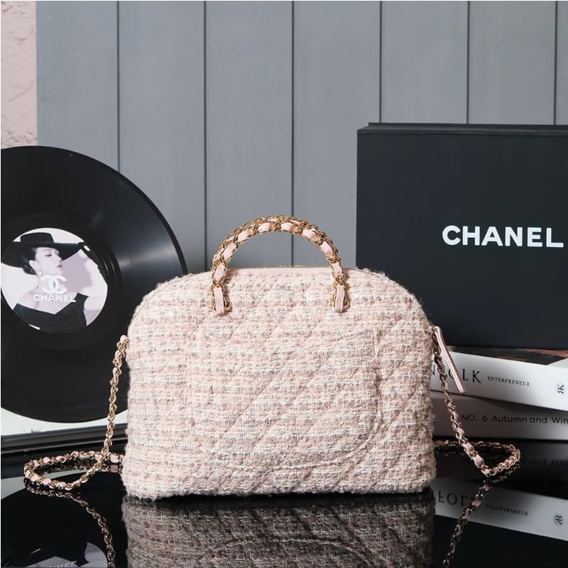 CHANEL bags | 24B | wool felt shell bag | 20.5×28.5×7 cm | AS3969 | 01105