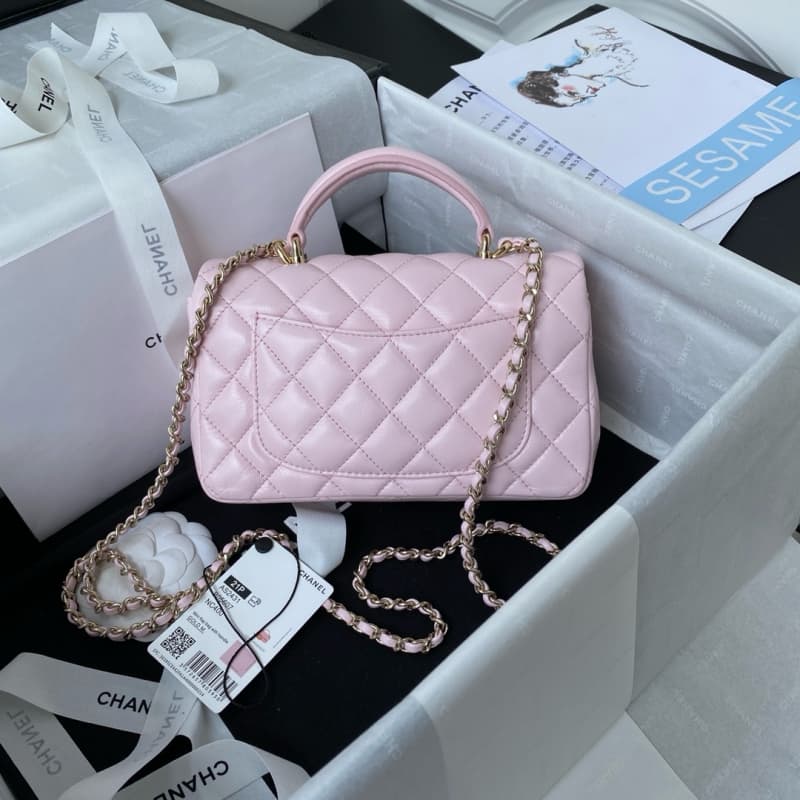 CHANEL bags | 24K | Mini CF Handle Handbag | quilted flap bag | 20×12×6 cm | AS2431 | 01125