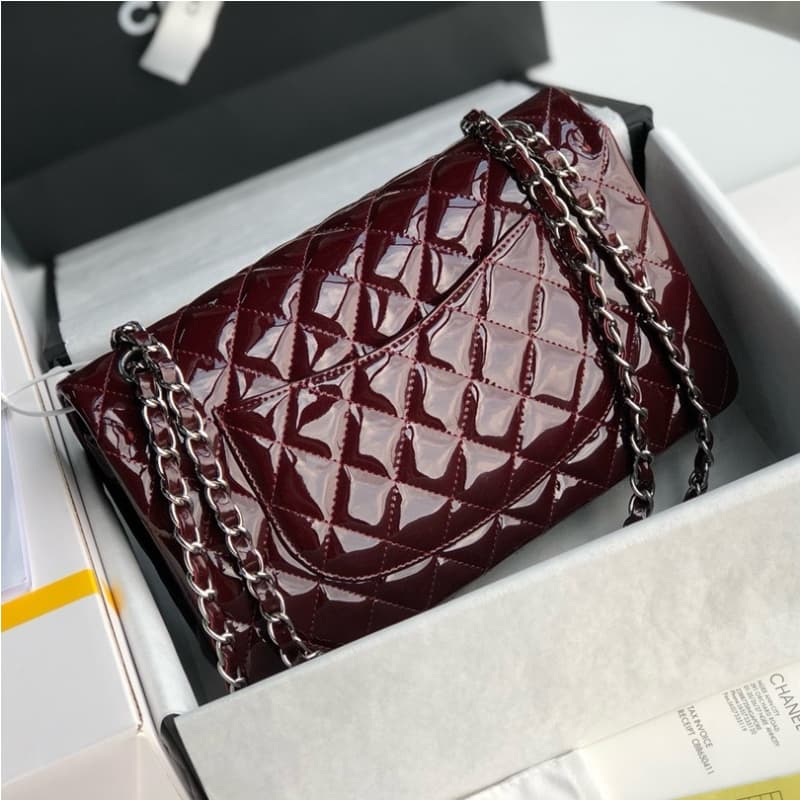 CHANEL bags | CF Quilted Patent Leather Bag | 25cm | 1112 | 01128