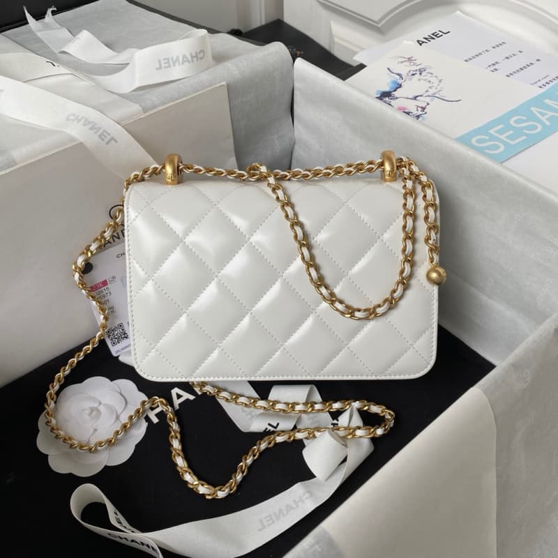 CHANEL bags | 24C | Double Mini Gold Bal | 12×19×8 cm | AS2615 | 01129