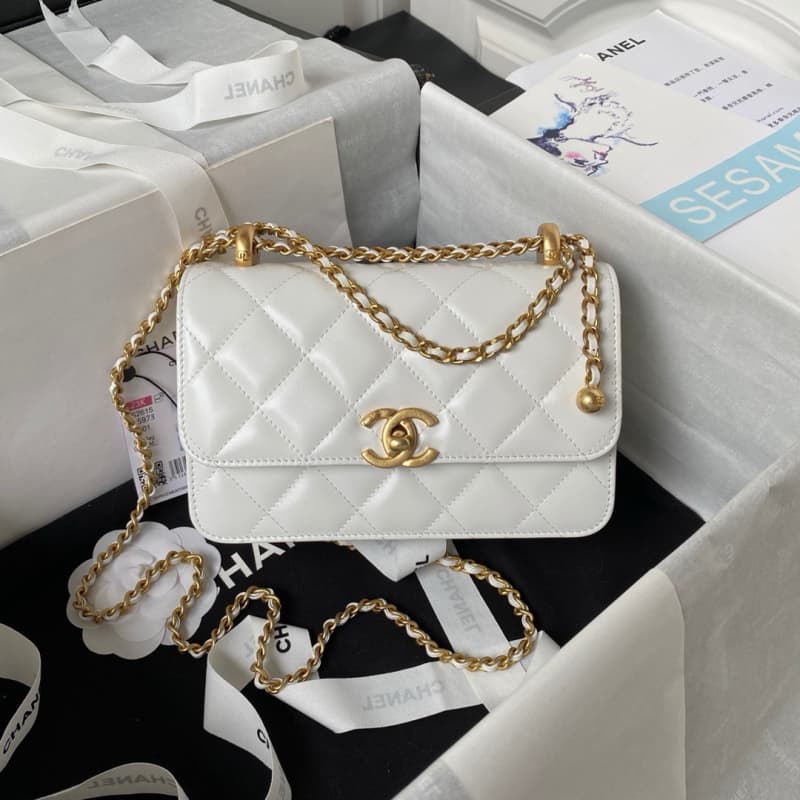 CHANEL bags | 24C | Double Mini Gold Bal | 12×19×8 cm | AS2615 | 01129