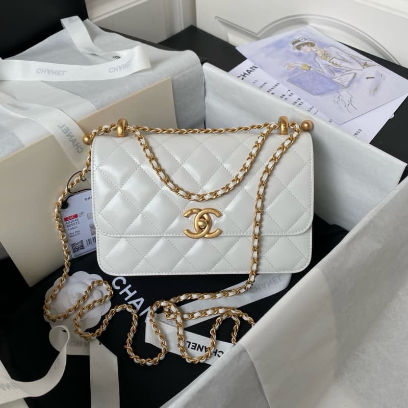 CHANEL bags | 24C | Double Mini Gold Ball Bag | 22×14.5×8 cm | AS2649 | 01130