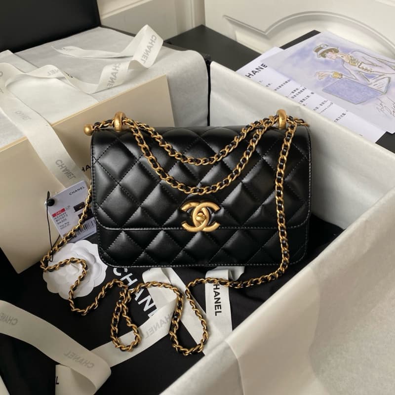 CHANEL bags | 24C | Double Mini Gold Ball Bag | 22×14.5×8 cm | AS2649 | 01130