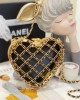 CHANEL bags | 23s | Heart-Shaped Cut-Out Evening Bag | 12×11×3 cm | AS4027 | 01135