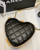 CHANEL bags | 23s | Heart-Shaped Cut-Out Evening Bag | 12×11×3 cm | AS4027 | 01135