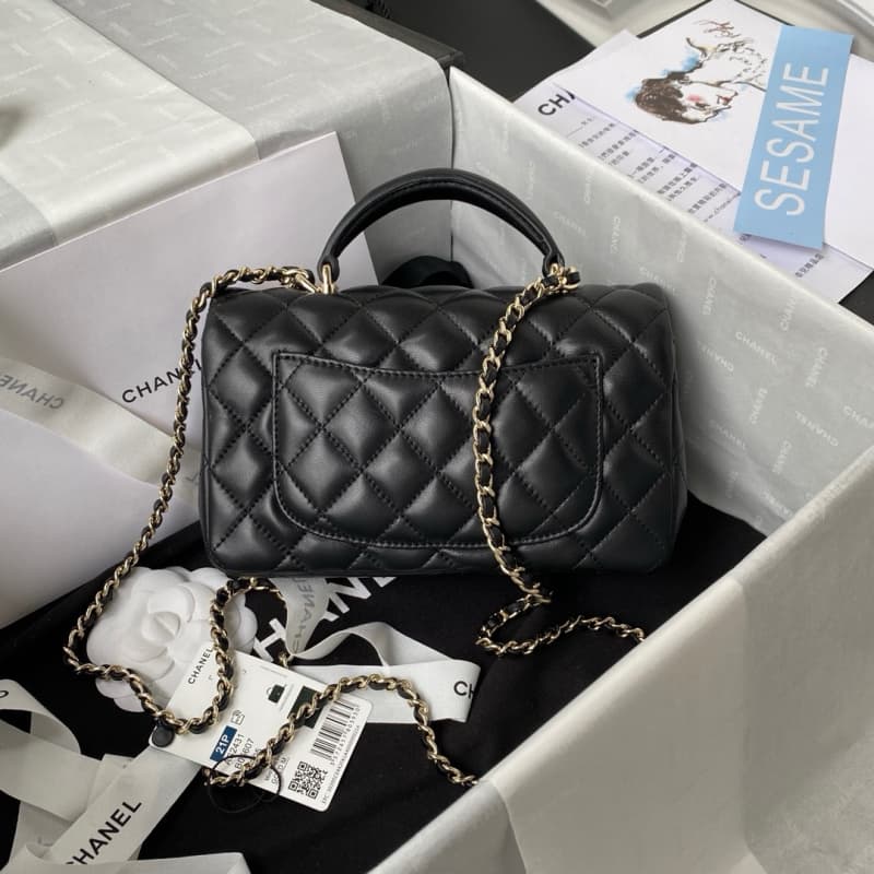 CHANEL bags | 21K | Mini CF Handle Handbag | 20×12×6 cm | AS2431 | 01140