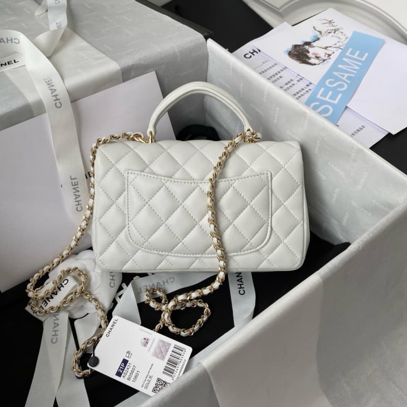 CHANEL bags | 21K | Mini CF Handle Handbag | 20×12×6 cm | AS2431 | 01140