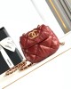 CHANEL bags | Fall/Winter New Model Saddle Bag | Myla Red | 15.5×14×3cm | 01175