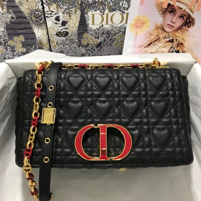 Dior bags | Dioramour limited collection | Caro Medium Love Bag | 25 × 12 × 7 cm | M9242 | 03016