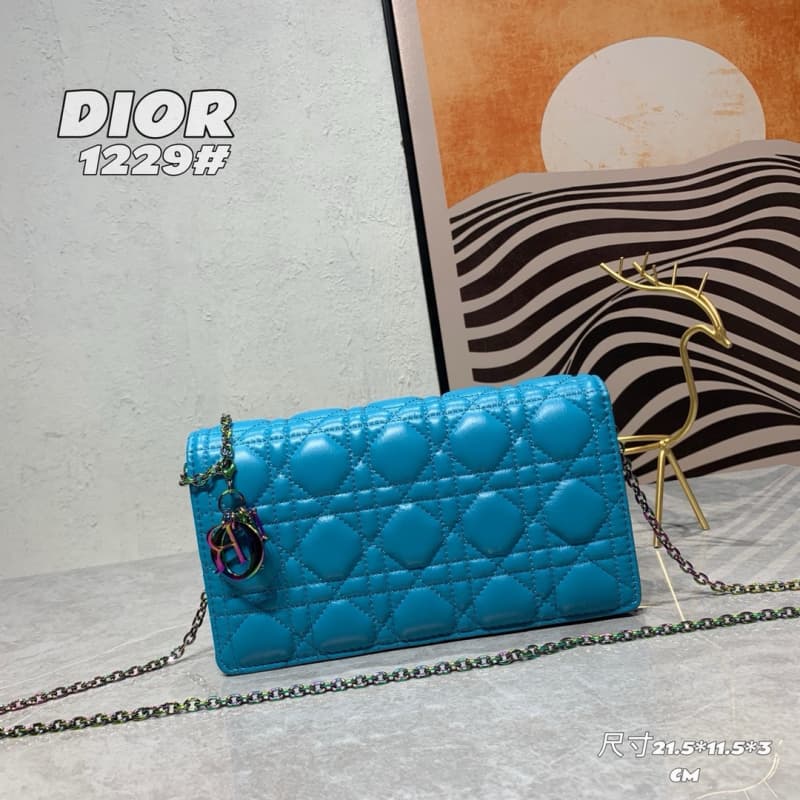 Dior bags | Dior Caro Pouch | Chain Bag | 21.5 × 11.5 × 3 cm | 1229 | 03023