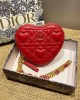 Dior bags | DIORAMOUR DIOR CARO | Heart Chain Bag | 11 × 10 × 1.5 cm | 5097 | 03027