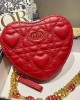 Dior bags | DIORAMOUR DIOR CARO | Heart Chain Bag | 11 × 10 × 1.5 cm | 5097 | 03027