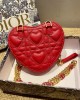 Dior bags | DIORAMOUR DIOR CARO | Heart Chain Bag | 11 × 10 × 1.5 cm | 5097 | 03027