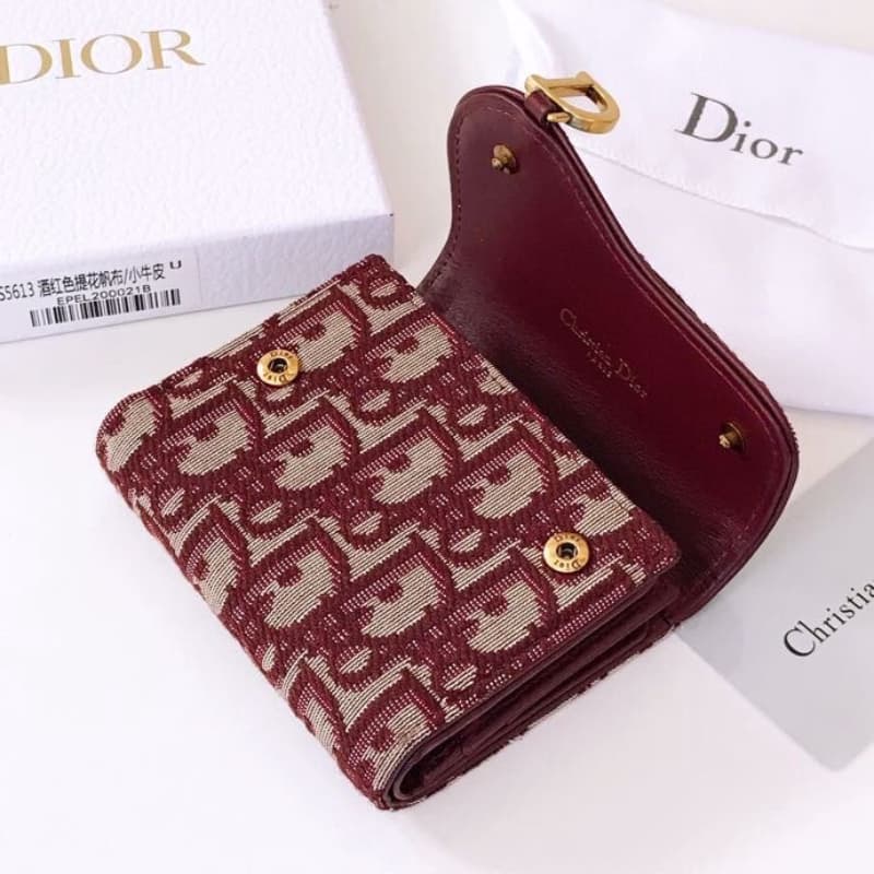 Dior bags | Dior Saddle Monogram Folded Short Wallet | coin purse | S5613 | 03046