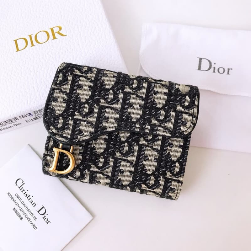 Dior bags | Dior Saddle Monogram Folded Short Wallet | coin purse | S5613 | 03046