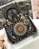 Dior bags | Lady Dior Embroidered Sun Beads Handbag | 24 × 20 × 11 cm | M0565 | 03054