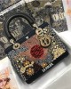 Dior bags | Lady Dior Embroidered Sun Beads Handbag | 24 × 20 × 11 cm | M0565 | 03054