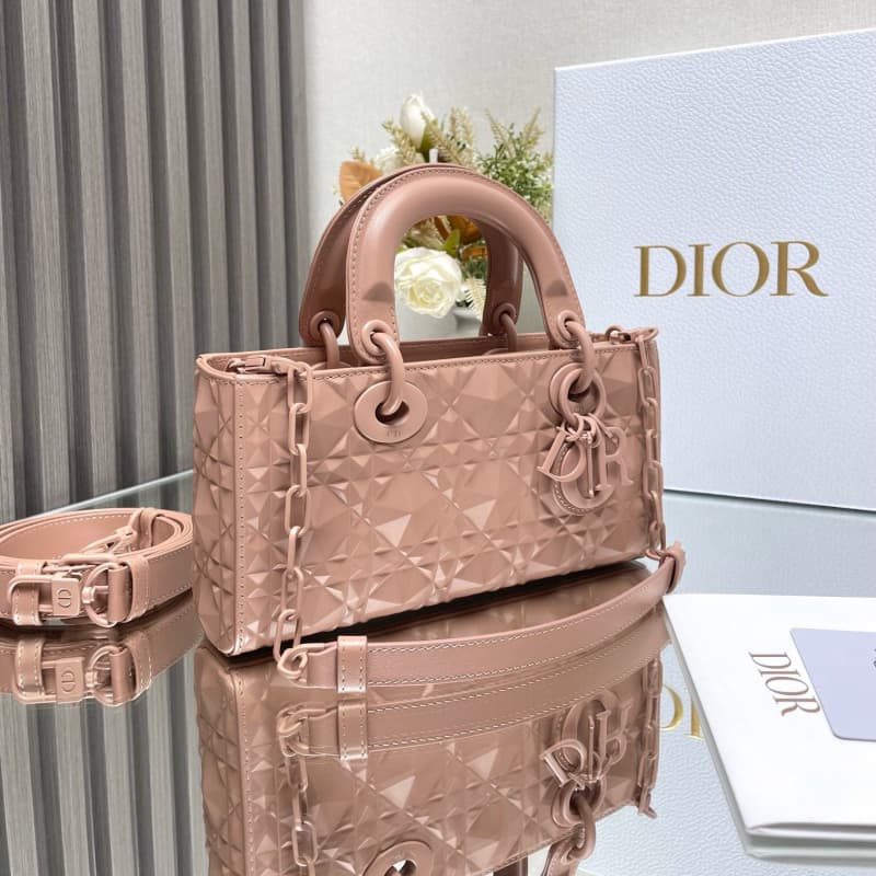 Dior bags | Lady D-Joy bag | Horizontal Version Diana Bag | 22×6×12 cm | 0613 | 03058