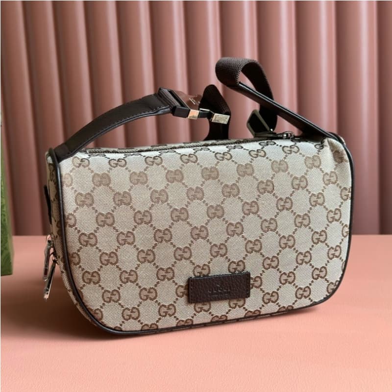 GUCCI bags | Brown Fabric | 27×13×12cm | 449182 | 04017