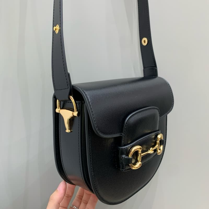 GUCCI bags | GUCCI Horsebit Half-Moon Mini Bag | 17×18.5×7.5cm | 760191 | 04027