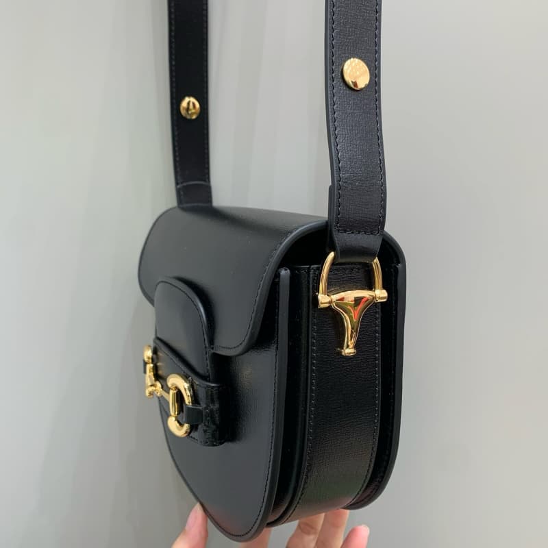 GUCCI bags | GUCCI Horsebit Half-Moon Mini Bag | 17×18.5×7.5cm | 760191 | 04027