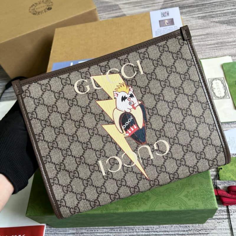 GUCCI bags | Gucci Printed Pattern Clutch | 26×20×6cm | 703805 | 04059