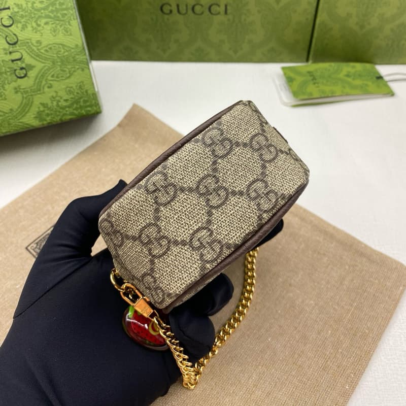 GUCCI bags | GUCCI Double G Strawberry Coin Purse | 8.5×8×5.5cm | 726252 | 04104