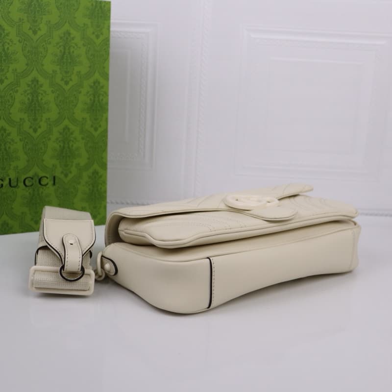 GUCCI bags | White/Brown/Rose Red/Black | 26.5×13×7cm | 734814 | 04105