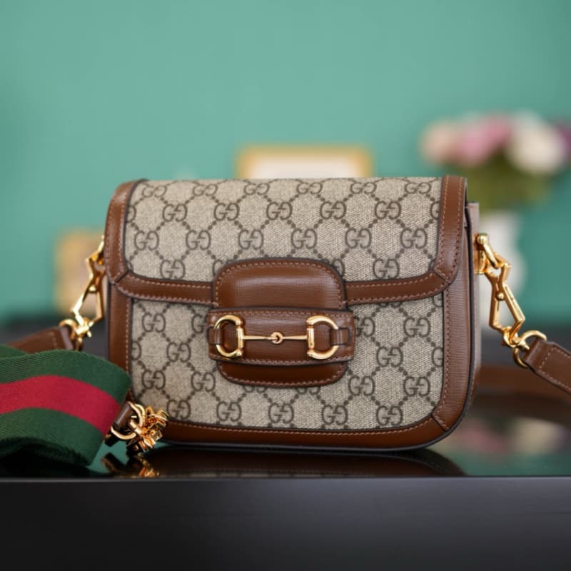 GUCCI bags | GUCCI Horsebit 1955 Series Mini Saddle Bag | 20.5×14×5cm | 658574 | 04114