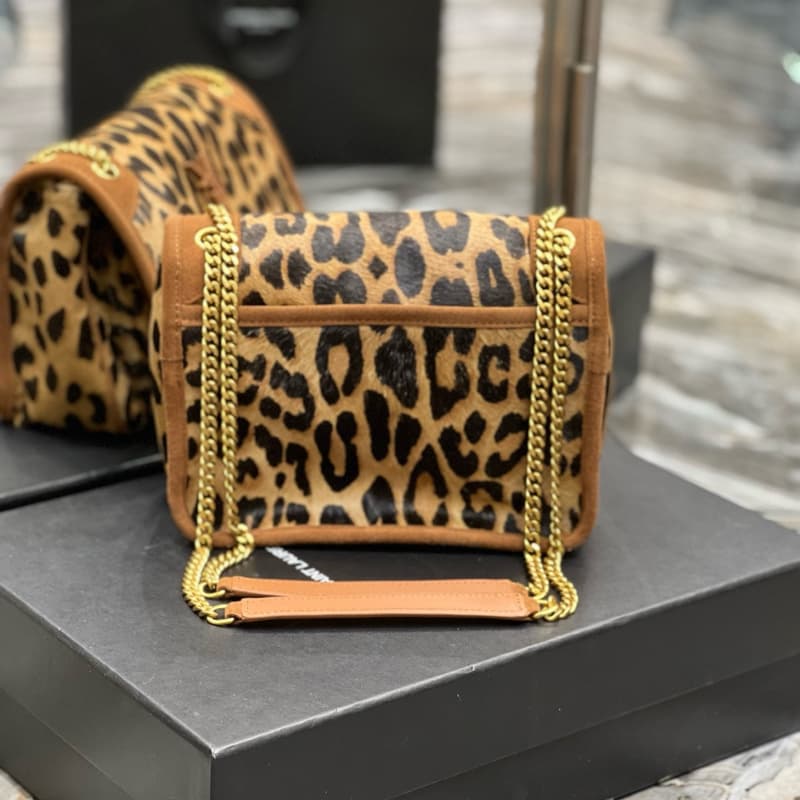 Yves Saint Laurent bags | YSL bags | NiKi | New Leopard Print | 22×16.5×12cm | 633151 | 05006