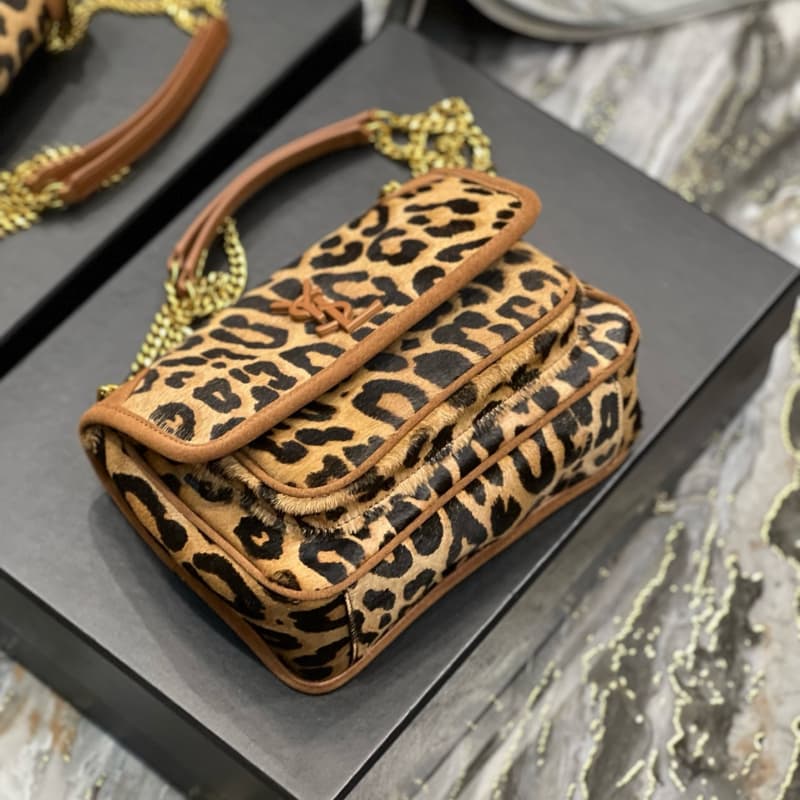 Yves Saint Laurent bags | YSL bags | NiKi | New Leopard Print | 22×16.5×12cm | 633151 | 05006