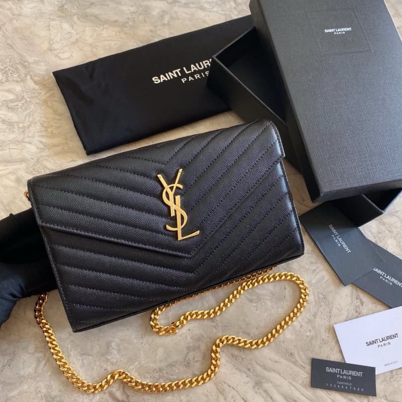 Yves Saint Laurent bags | YSL | Monogram WOC | MONOGRAM caviar quilted envelope bag | 22.5×14×4cm | 360452 | 05014