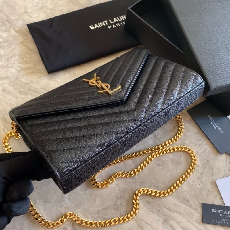 Yves Saint Laurent bags | YSL | Monogram WOC | MONOGRAM caviar quilted envelope bag | 22.5×14×4cm | 360452 | 05014