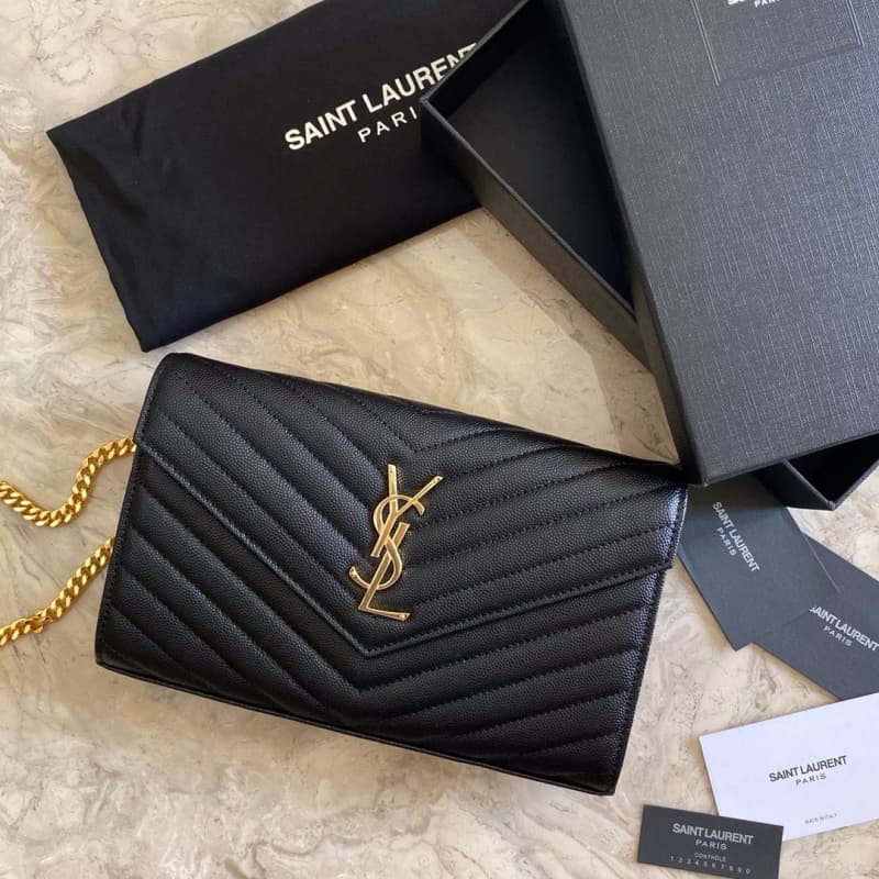 Yves Saint Laurent bags | YSL | Monogram WOC | MONOGRAM caviar quilted envelope bag | 22.5×14×4cm | 360452 | 05014