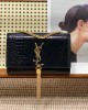 Yves Saint Laurent bags | YSL | Small crocodile-embossed fringe bag | 20×13×5.5cm | 377628 | 05025