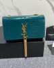 Yves Saint Laurent bags | YSL | Small crocodile-embossed fringe bag | 20×13×5.5cm | 377628 | 05025