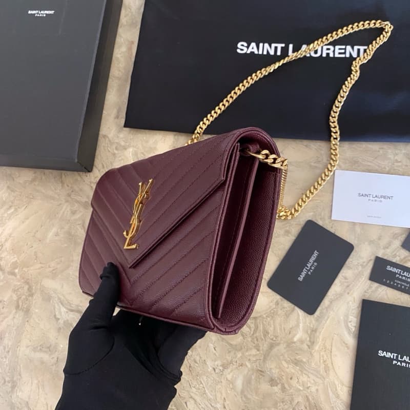 Yves Saint Laurent bags | YSL | Top-quality caviar ball-grained leather | 22.5×14×4cm | 360452 | 05058