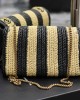 Yves Saint Laurent bags | YSL | Kate | Raffia Weaving Craft Chain Bag | 28.5×20×6cm | 553804 | 05068